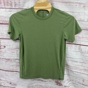 Stio Divide Shirt Mens Medium Crewneck Recycled Cotton Blend Casual